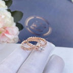[⭐JeweliWhal]BEE LOVE RING PINK GOLD DIAMOND