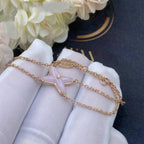 [⭐JeweliWhal]JEUX BRACELET PINK MOP PINK GOLD 1 DIAMOND