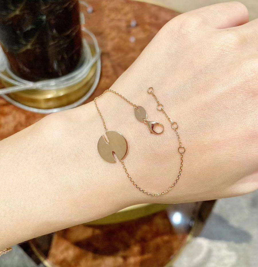 [⭐JeweliWhal]JEUX DE BRACELET MOP PINK GOLD DIAMONDS