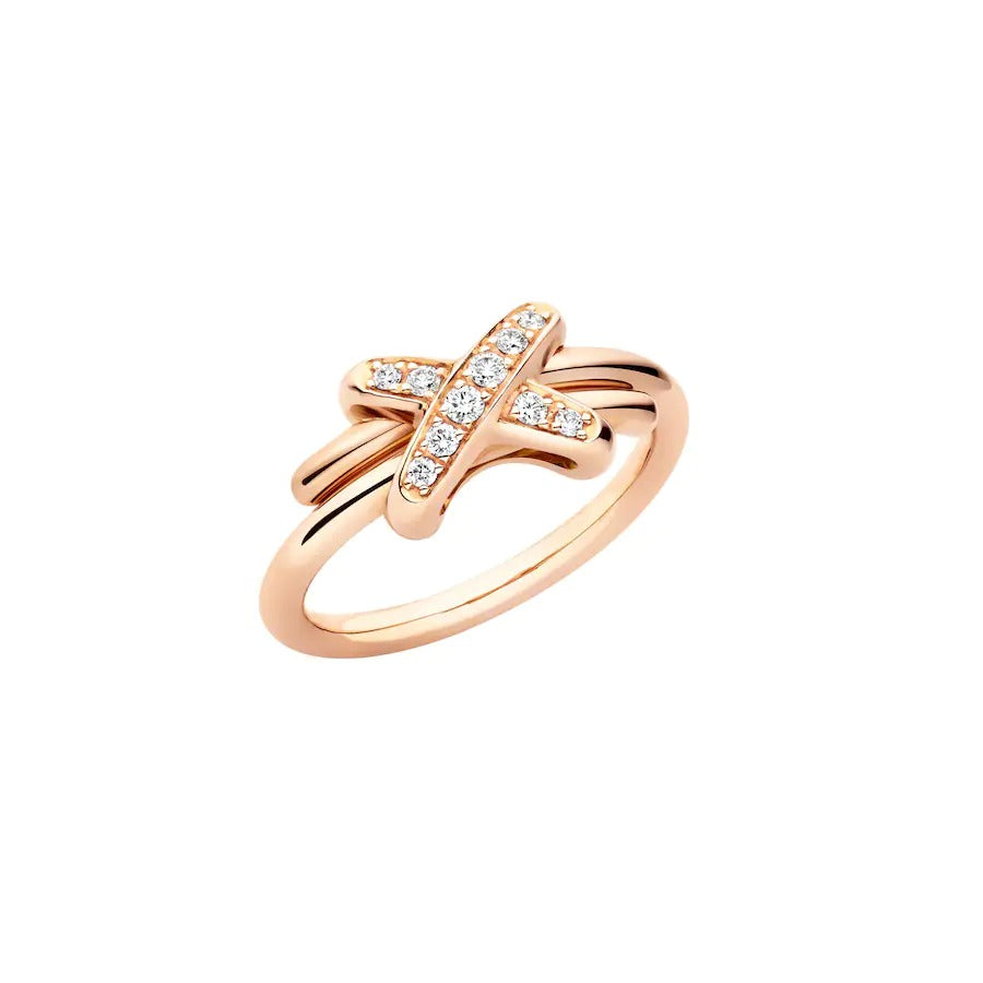 [⭐JeweliWhal]JEUX DE PINK GOLD DIAMOND RING