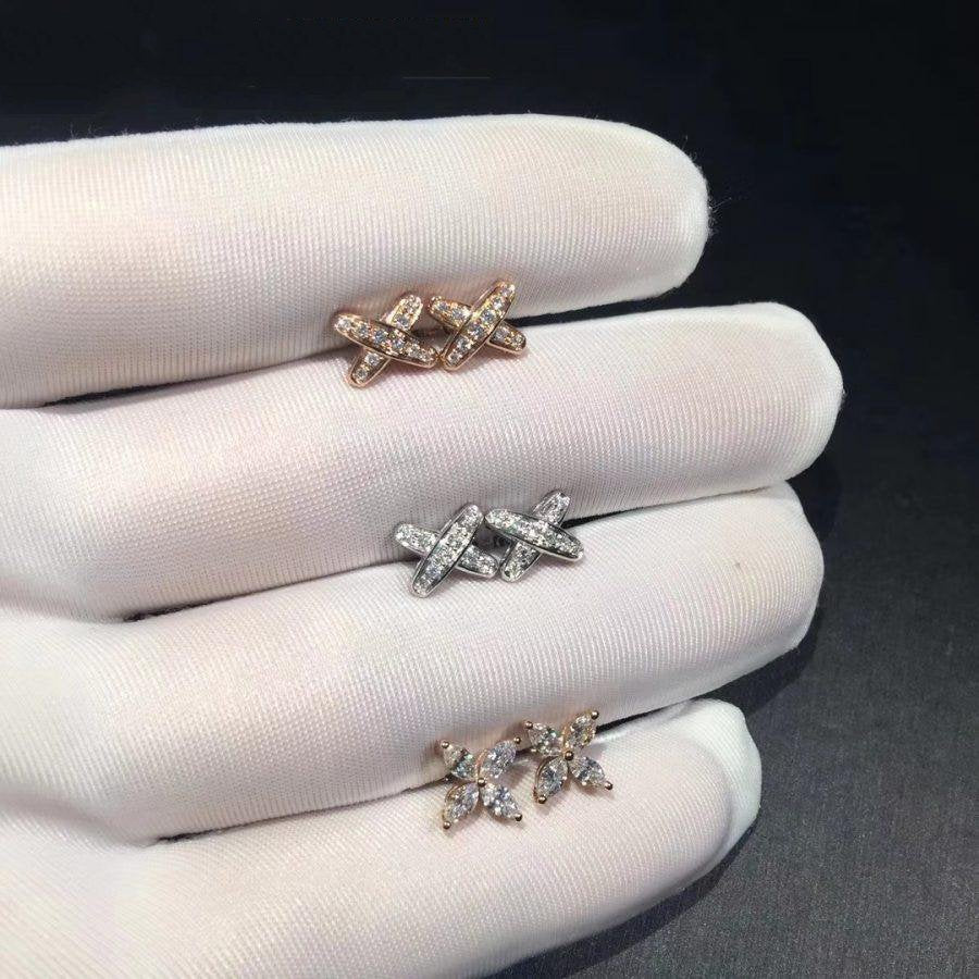 [⭐JeweliWhal]JEUX DE DIAMOND EARRINGS