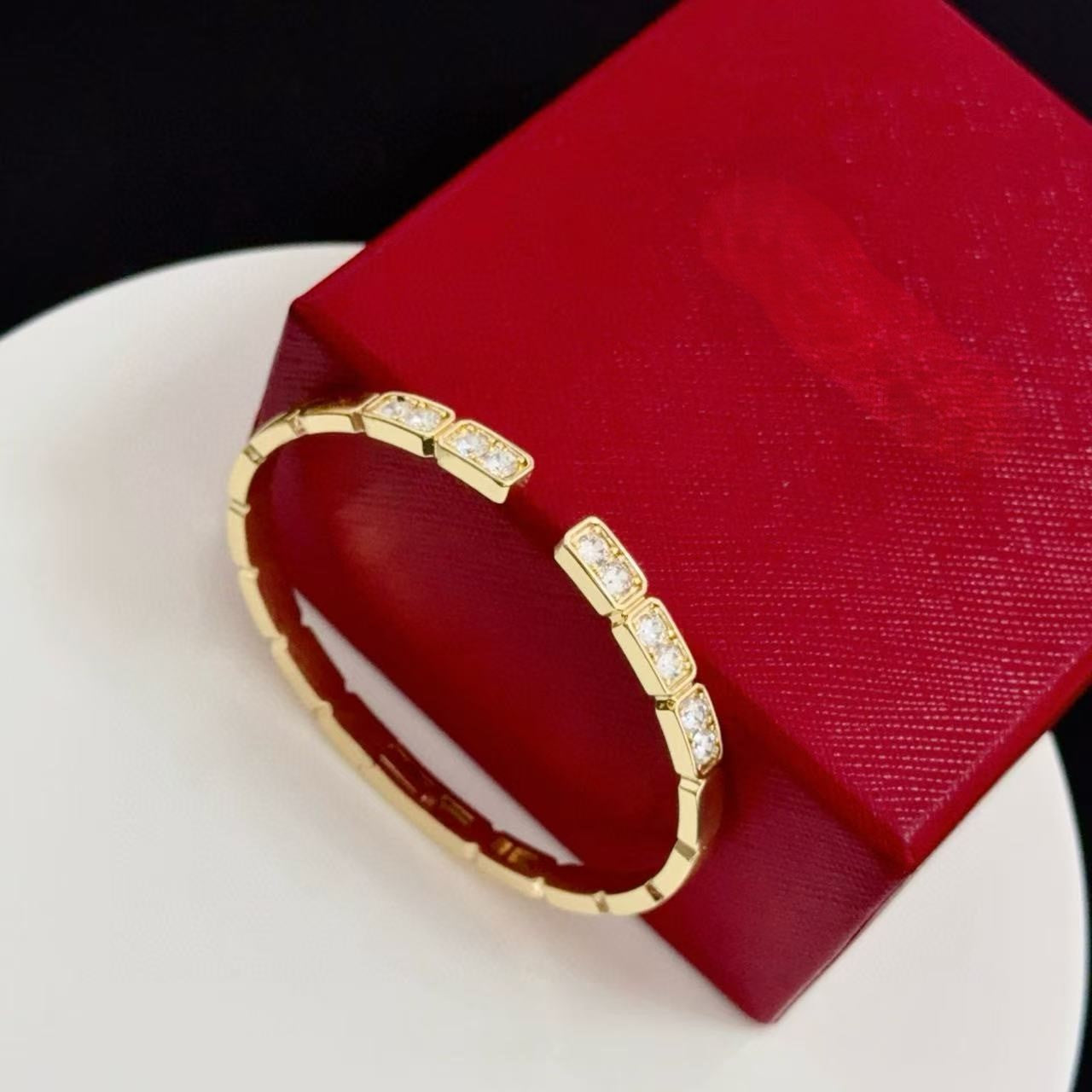 [⭐JeweliWhal jewelrys]LOVE DIAMOND OPEN  BRACELET