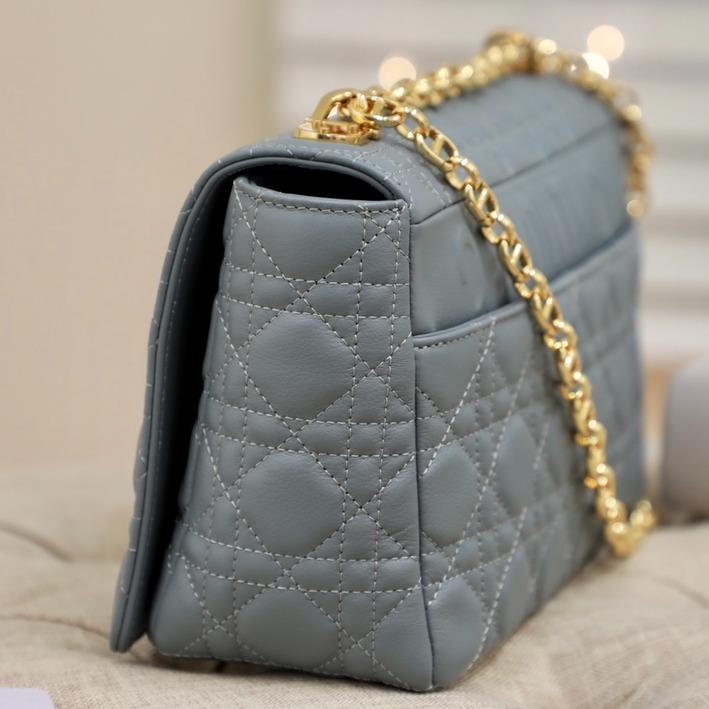 ラージ カロバッグ 28 グレー サプル カナージュ カーフスキン