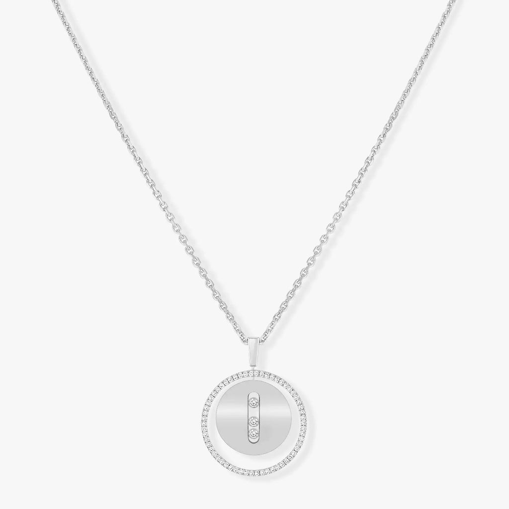 [⭐JeweliWhal]Demo MOVE MM SILVER DIAMOND NECKLACE