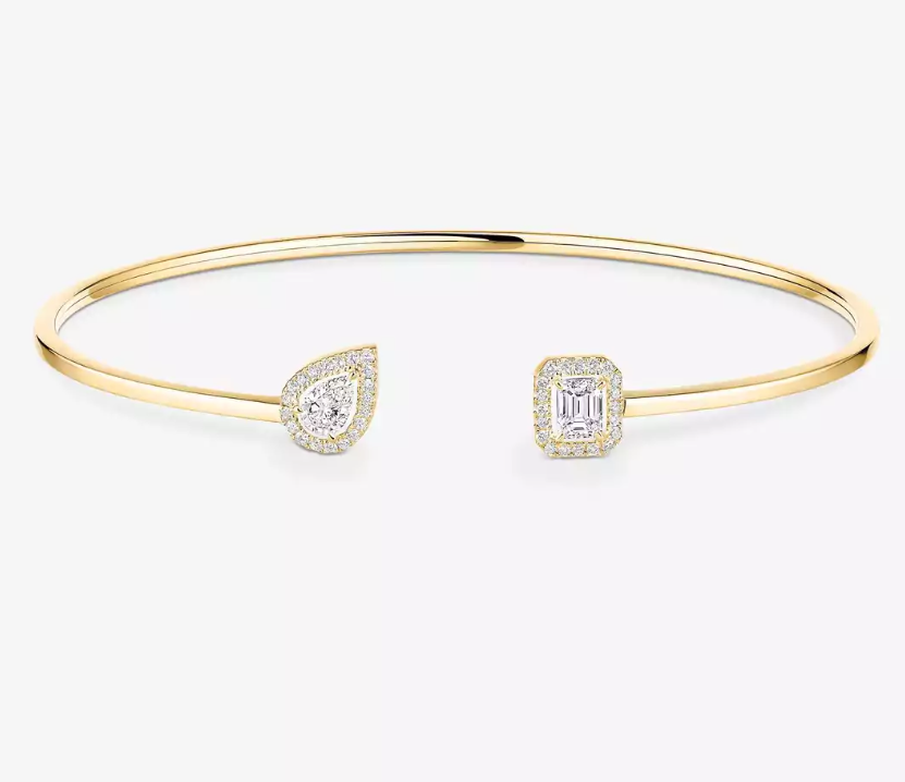 [⭐JeweliWhal] M Delicate Double-Diamond Bracelet