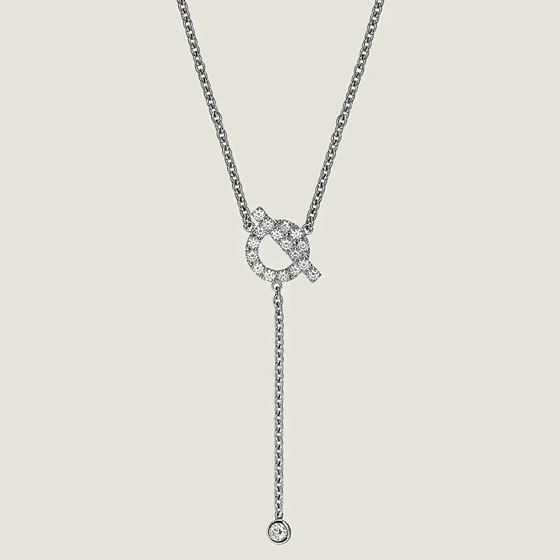 [⭐JeweliWhal]FINESSE SILVER DIAMOND NECKLACE