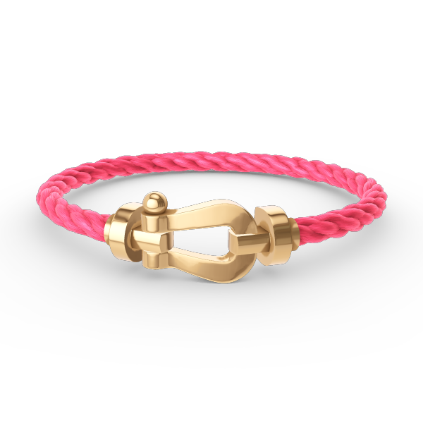 [⭐JeweliWhal]FORCE LARGE HORSESHOE NO DIAMOND BRACELET GOLD