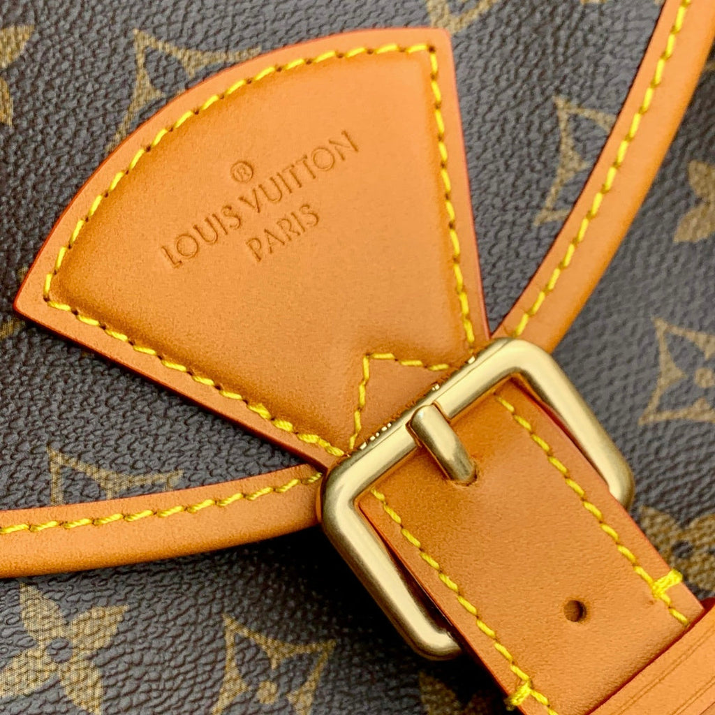 MONTSOURIS CARGO BACKPACK 40 IN BROWN MONOGRAM LAMBSKIN