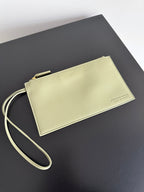 PINACOTECA REVERSIBLE TOTE BAG 43 IN MATCHA LAMBSKIN AND BROWN SUEDE