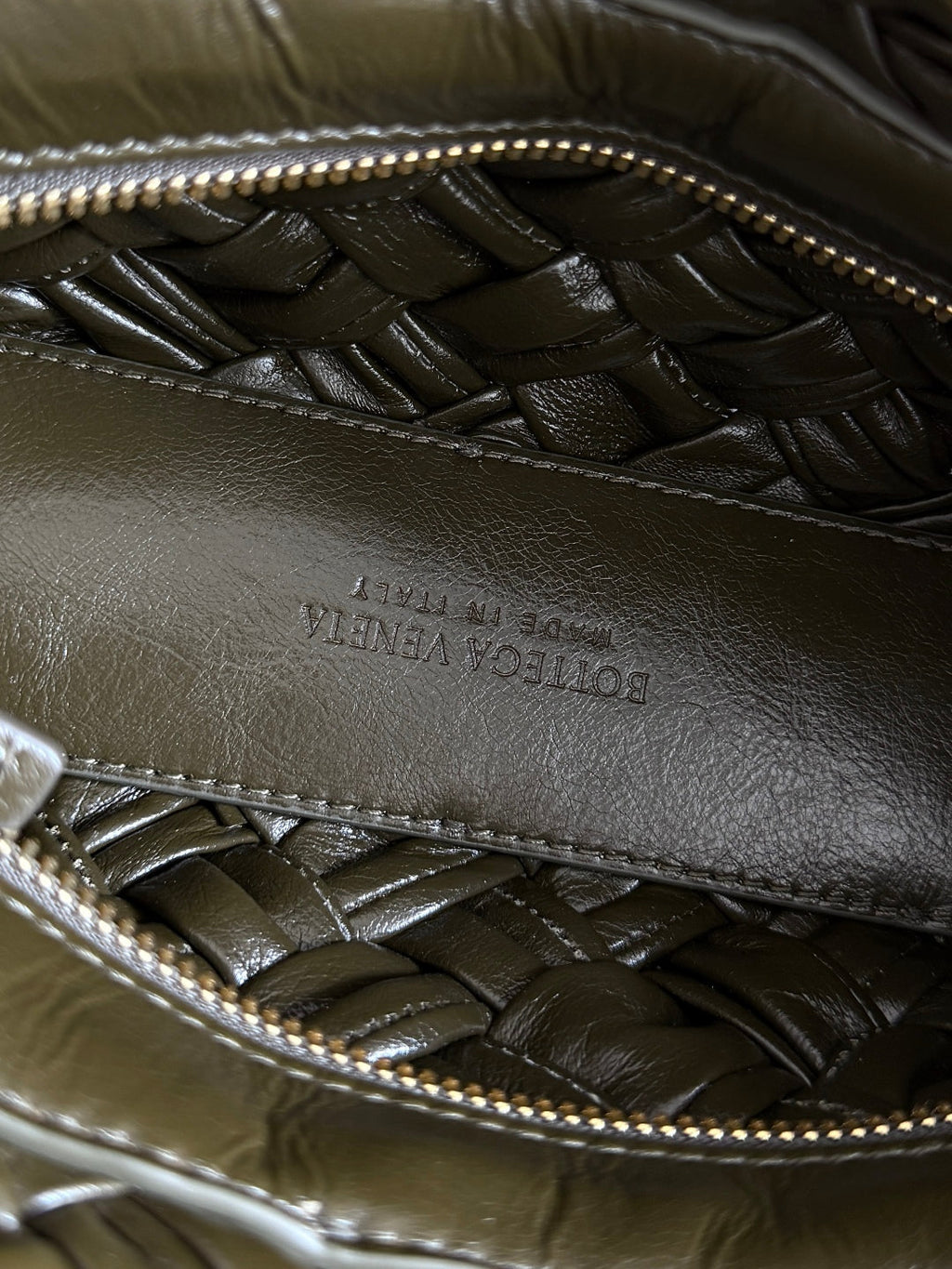 KELIMERO CHA-CHA CLUTCH 28.5 IN DARK GREEN LAMBSKIN