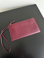 PINACOTECA REVERSIBLE TOTE BAG 43 IN MADDER BROWN LAMBSKIN AND LIGHT BLUE SUEDE