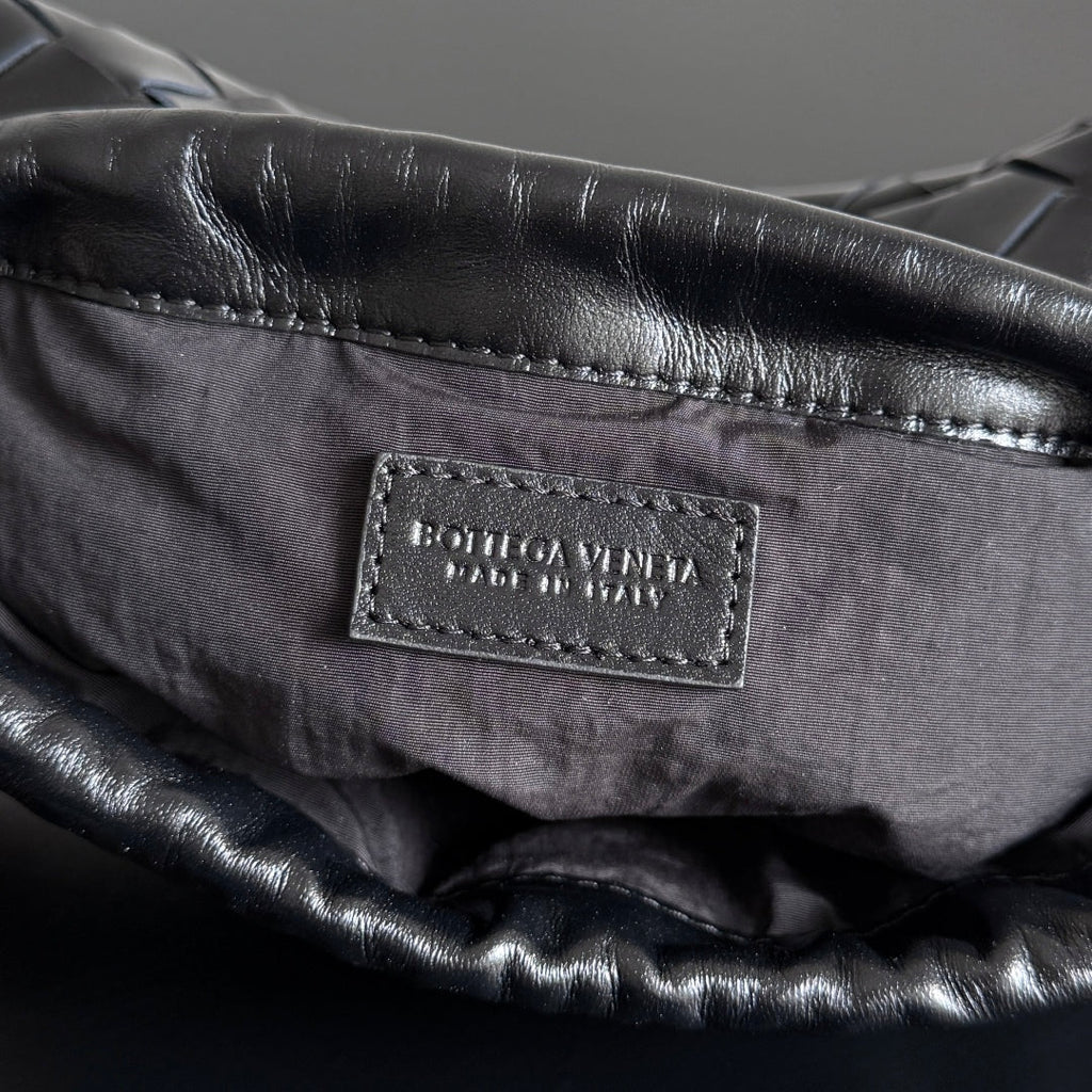 SMALL DUSTBAG 21 IN BLACK LAMBSKIN