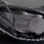 SMALL DUSTBAG 21 IN BLACK LAMBSKIN