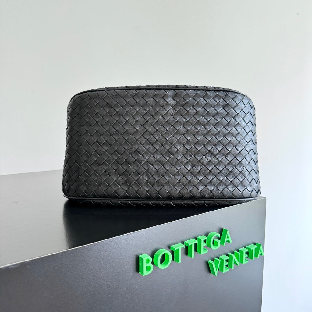 ボッテガ・ヴェネタ 25S バスケットバッグ 31 ブラック カーフスキン ゴールド金具
