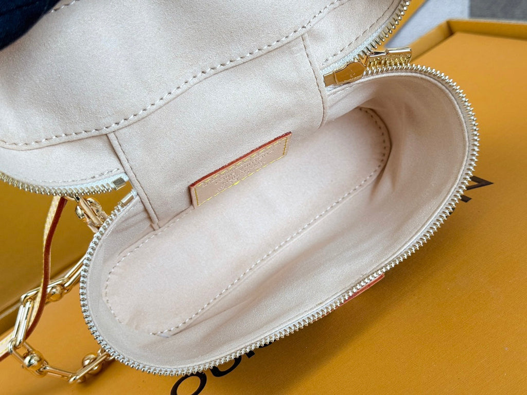 LV 25S VANITY POUCH 19 IN MULTICOLOR MONOGRAM CANVAS GOLD HARDWARE