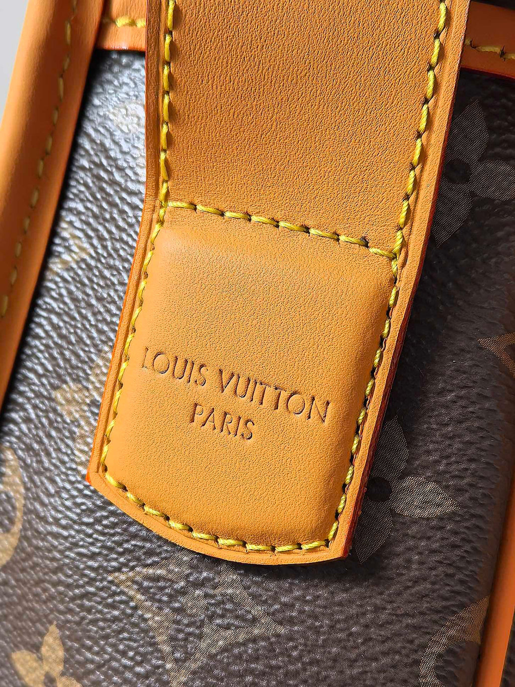 LV 25S サッチェルバッグ 35インチ ブラウン キャンバス モノグラム ゴールド金具