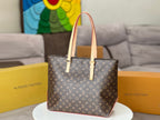 LV 25S MEZZO BAG 43 IN BROWN MONOGRAM CANVAS AND CALFSKIN GOLD HARDWARE