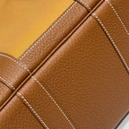 ガーデンパーティー 30cm デューンマグノリアトイレット コットンキャンバスとブラウンカーフスキン