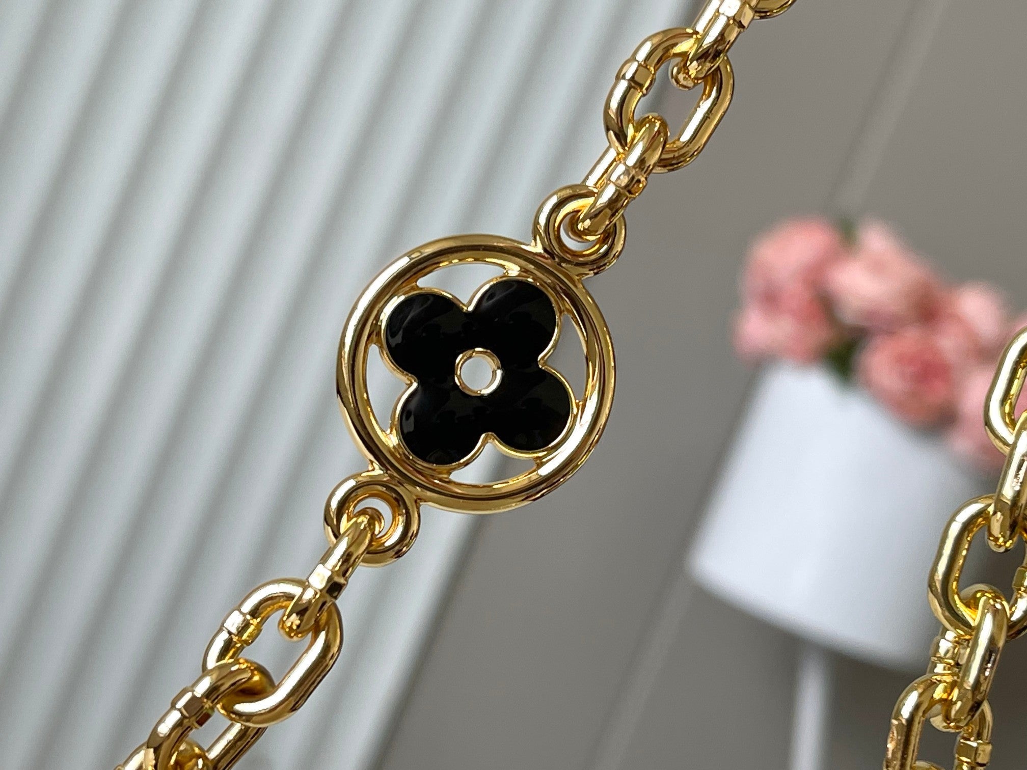 カプシーヌ ミニ 21インチ ブラック ミックス ホワイト トリヨン ゴールドハードウェア