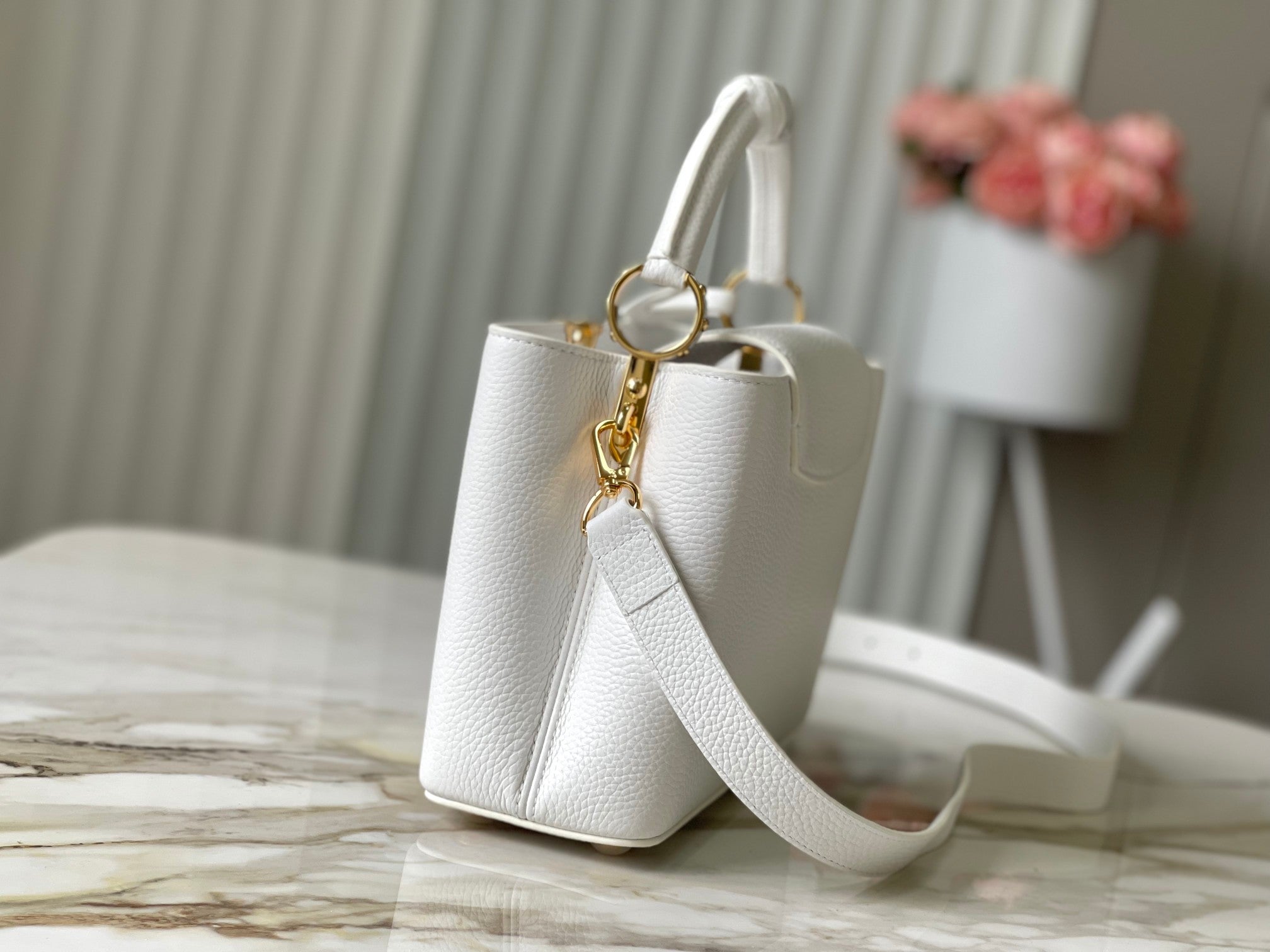 カプシーヌ BB 27 ホワイト トリヨンゴールドハードウェア