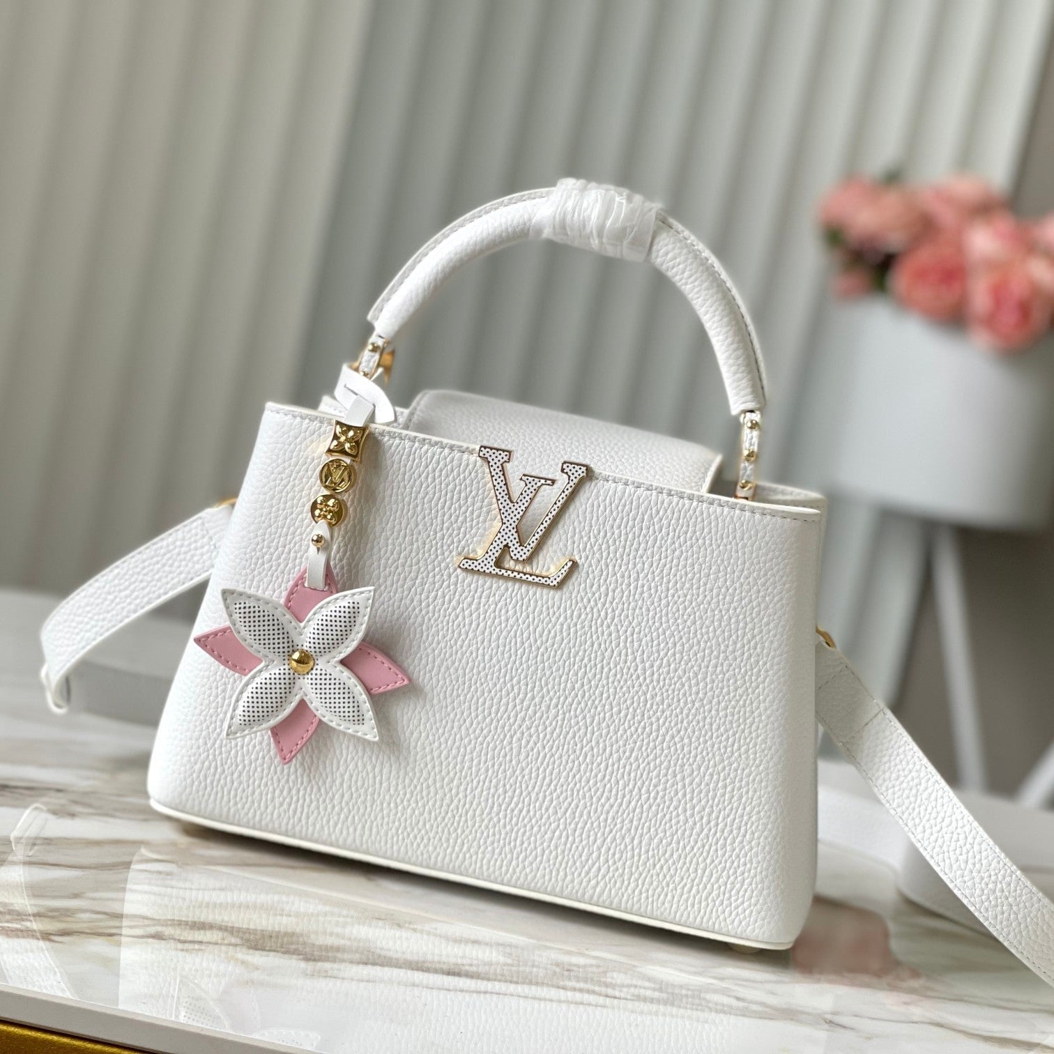 カプシーヌ BB 27 ホワイト トリヨンゴールドハードウェア