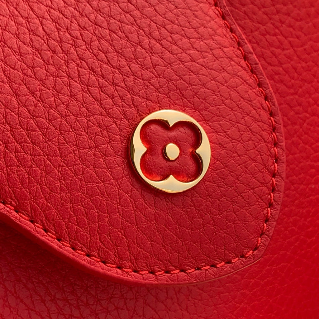 カプシーヌ ミニ 23 レッド トリヨン ゴールド ハードウェア