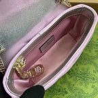 GGマーモント 16 ミニ ショルダーバッグ ライトピンク カーフスキン