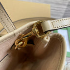 GG 20 スーパーミニバッグ（ストラップ付き、ベージュカーフスキン）