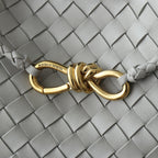 BV ミディアム アンダモ 32cm グレー ラムスキン