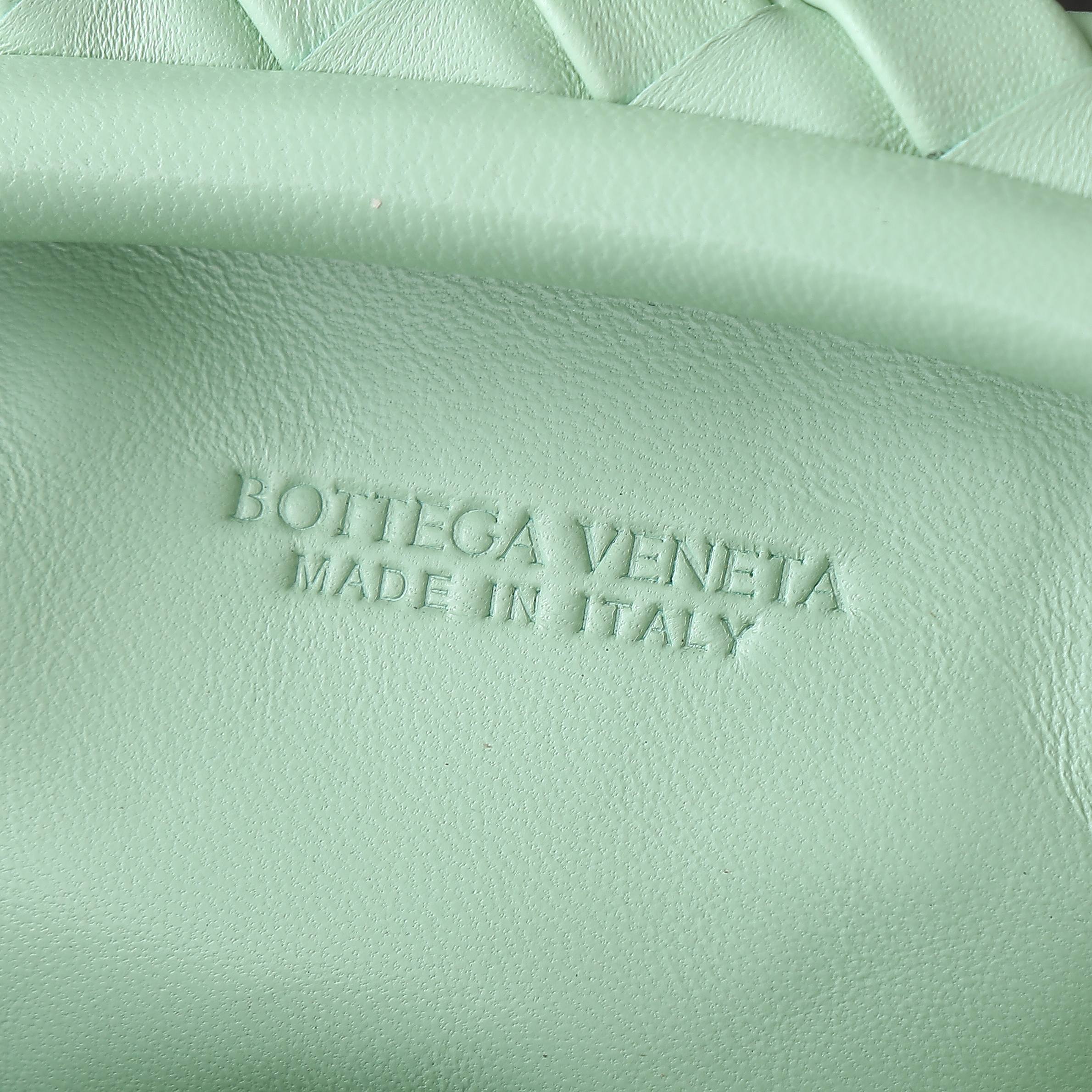 ティーン・ローレン 1980 チェーン付き 31.5 ライトグリーン レザー Ghw 