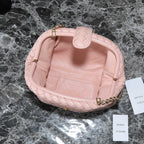LAUREN 1980 BAG 31 IN MELON PINK LAMBSKIN GOLD STRAP