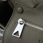 BOTTEGA VENETA 25S DIAGO 22 IN DARK OLIVE CALFSKIN SILVER HARDWARE