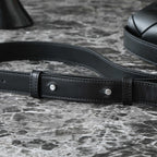 BOTTEGA VENETA 25S DIAGO 22 IN BLACK CALFSKIN PATENT SILVER HARDWARE