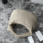 BOTTEGA VENETA 25S SMALL JODIE 36 IN MUTED TAUPE SUEDE GOLD HARDWARE