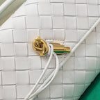 BV ロングクラッチ アンディアモ 31 ホワイトレザー Ghw 