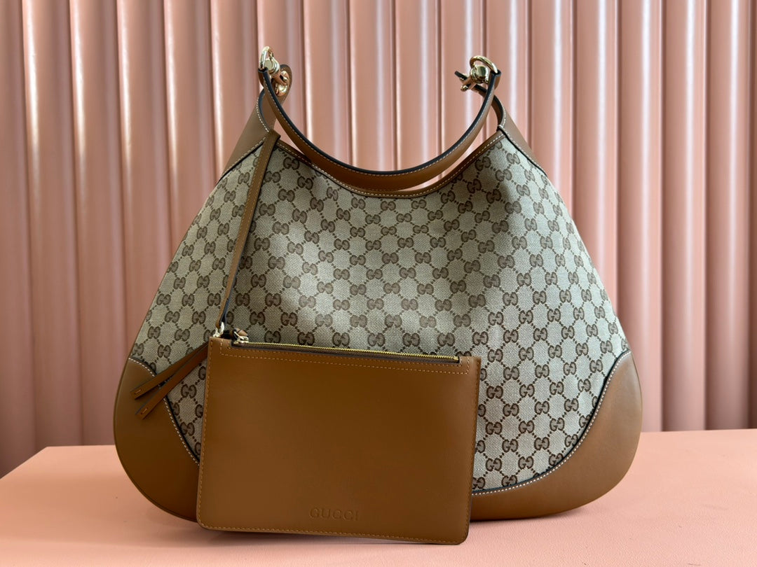 ボディ ミディアム ショルダーバッグ 49 ベージュ モノグラム キャンバスとブラウン カーフスキン ゴールド金具