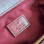 GO SMALL SHOULDER BAG 21.5 IN ROSSO ANCORA RED GG CANVAS