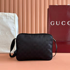 グッチ ネクサス スモール クロスボディバッグ 37 ブラックナイロン