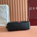 グッチ 25S オフィディア クロスボディバッグ 28 ブラック カーフスキン