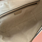 GG 25S EPILOGUE BAG 30 IN BEIGE AND WHITE CALFSKIN