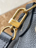 バンドル 28 ブラック モノグラム アンプラント レザー ゴールドハードウェア