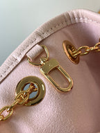 バンドル バッグ 28 ピンク モノグラム エンプラント カウハイド