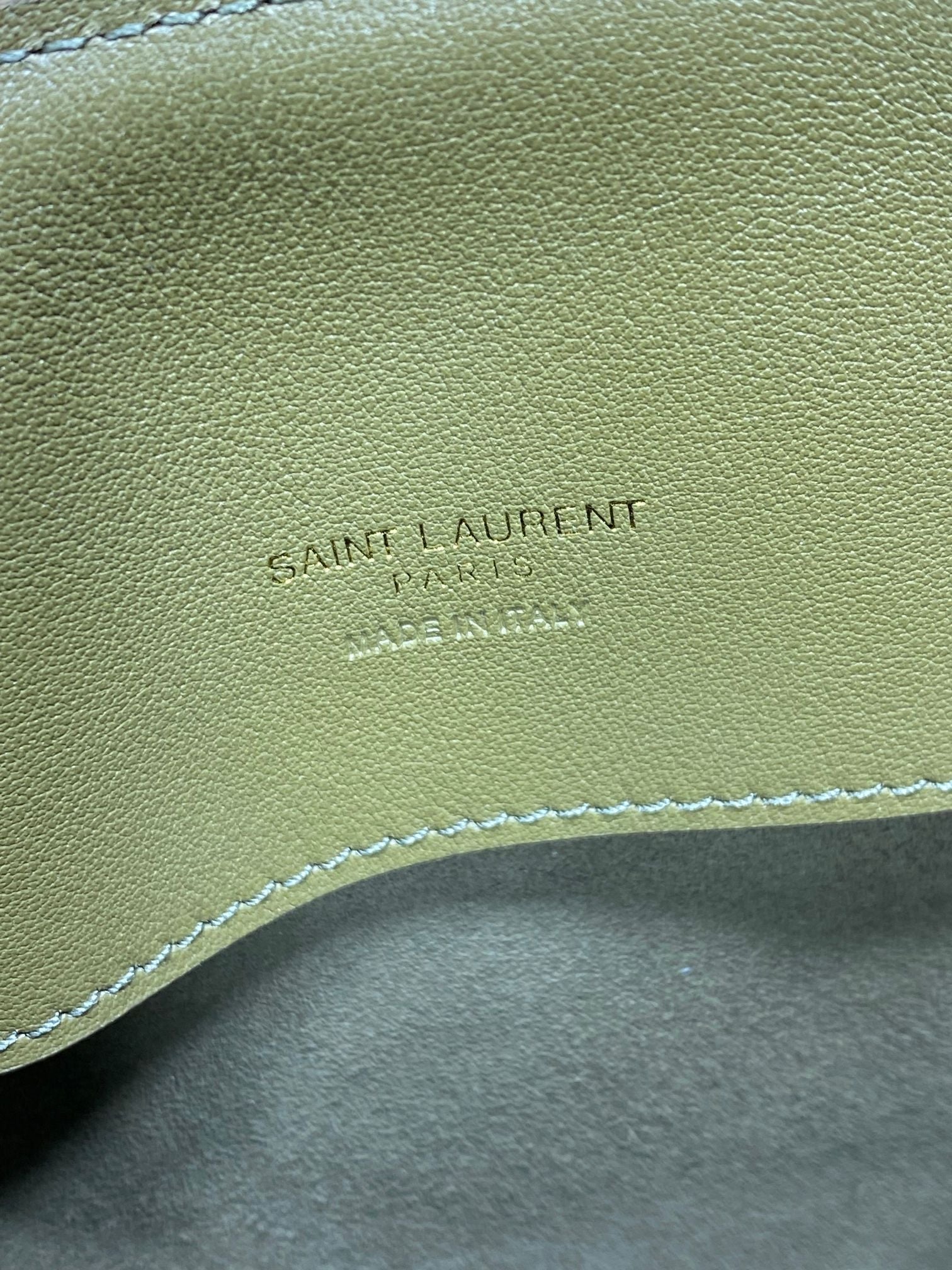 LE 37 スモール バケットバッグ 25インチ ハンターグリーン スエード ゴールド金具