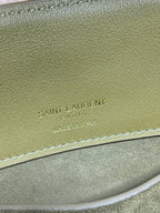 LE 37 スモール バケットバッグ 20インチ ハンターグリーン スエード ゴールド金具