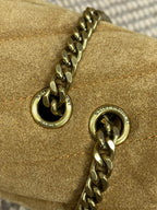 ルル スモール 25インチ ピーナッツブラウン スエード 銅製金具