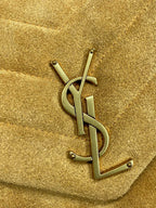 ルル スモール 25インチ ピーナッツブラウン スエード 銅製金具