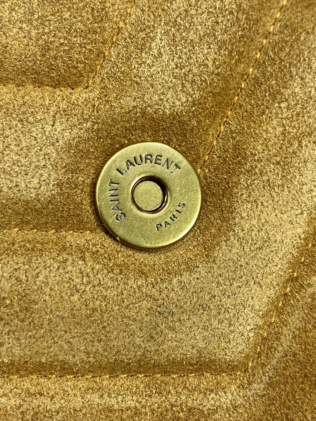 ルル スモール 25インチ ピーナッツブラウン スエード 銅製金具