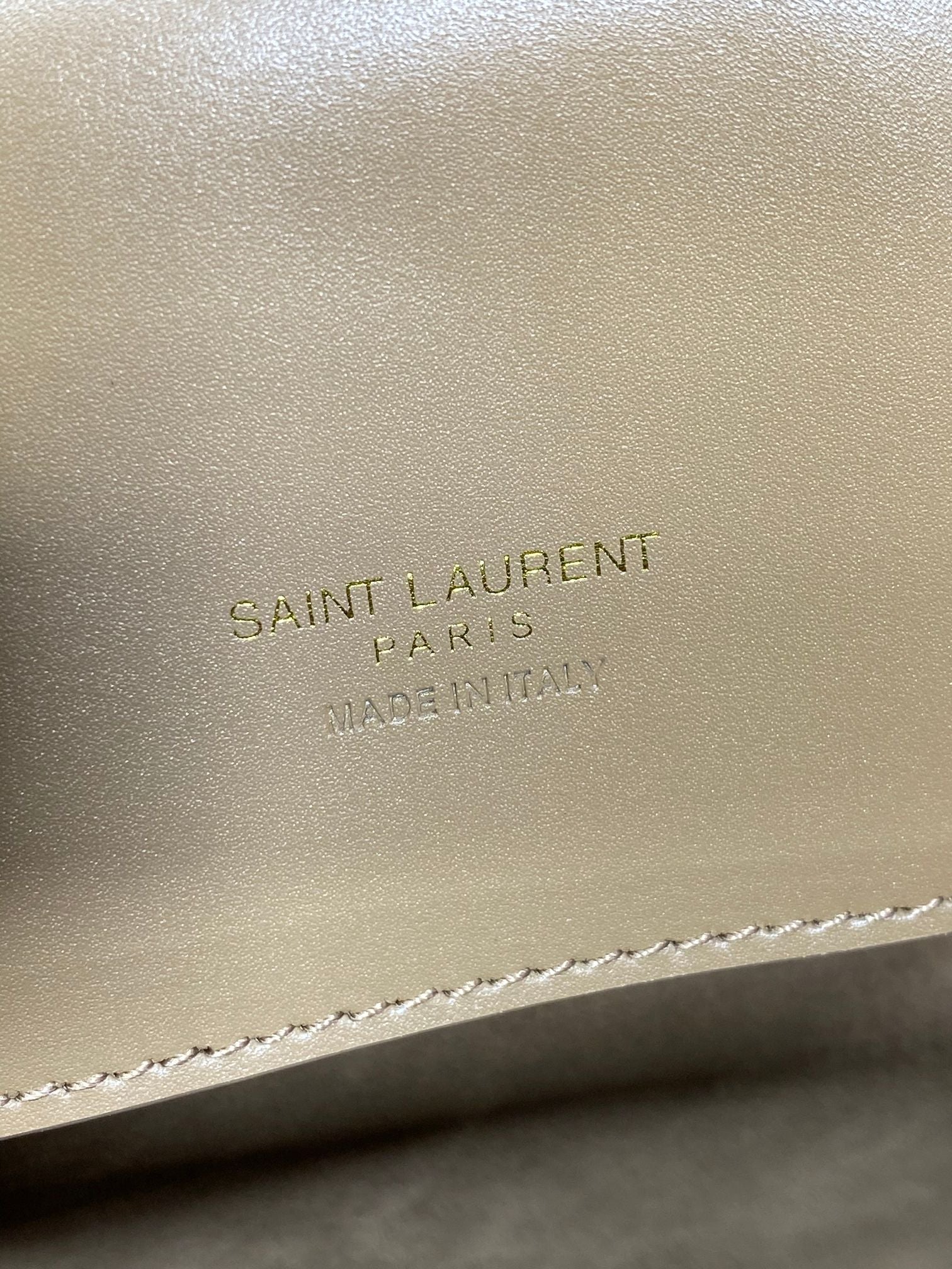 LE 37 ミディアム バケットバッグ 25インチ シダーブラウン カーフスキン ゴールド金具