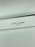 ソルフェリーノ スモールサッチェル 19インチ ホワイトカーフスキン ゴールド金具