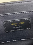 ソルフェリーノ スモールサッチェル 19インチ ホワイトカーフスキン ゴールド金具